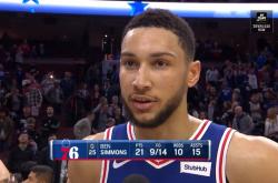 1xBit体育入口-76人力克马刺，西蒙斯全场表现出色